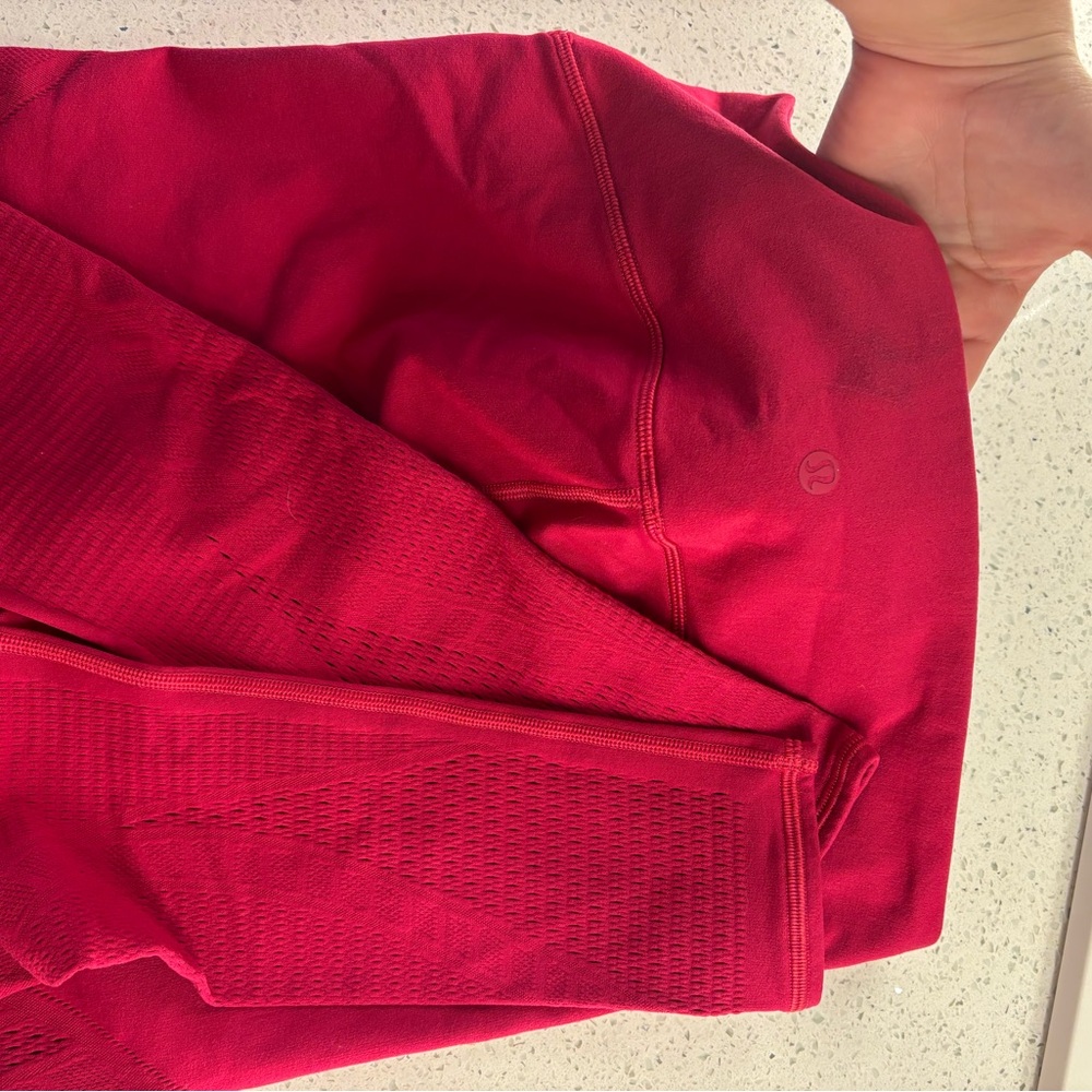Lululemon Athletica Cherry Red Activewear